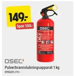 Jula Pulverbrannslukningsapparat 1 kg tilbud