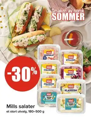 Spar Mills salater tilbud