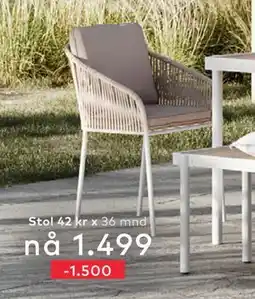 Skeidar Alba spisestol tilbud
