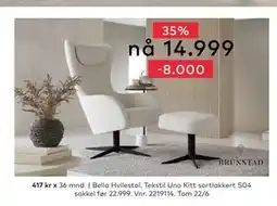 Skeidar Bella Hvilestol tilbud