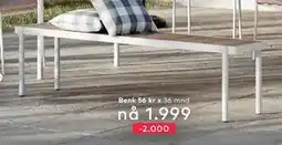 Skeidar Sittebenk tilbud