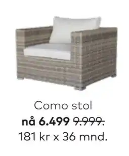 Skeidar Como stol tilbud