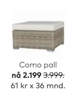 Skeidar Como pall tilbud