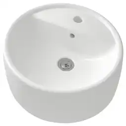IKEA TÖrnviken Servant til benkeplate, hvit, 45 cm tilbud