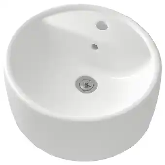 IKEA TÖrnviken Servant til benkeplate, hvit, 45 cm tilbud