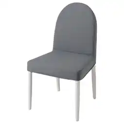 IKEA Danderyd Stol, hvit/vissle grå tilbud