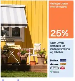 Jernia Utvalgte Jotun interiørmaling tilbud
