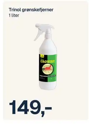 Jernia Trinol grønskefjerner 1 liter tilbud