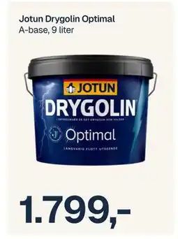 Jernia Jotun Drygolin Optimal A-base, 9 liter tilbud