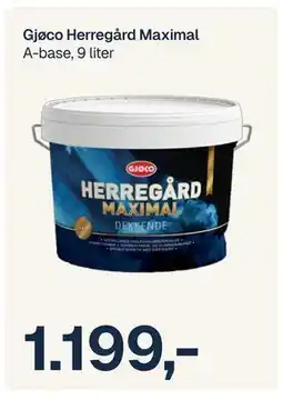 Jernia Gjøco Herregård Maximal A-base, 9 liter tilbud