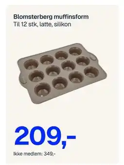 Jernia Blomsterberg muffinsform tilbud