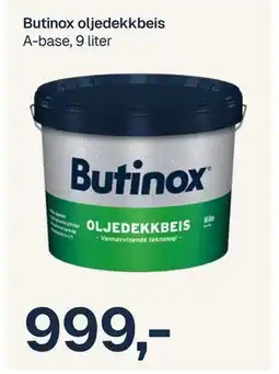 Jernia Butinox oljedekkbeis A-base, 9 liter tilbud