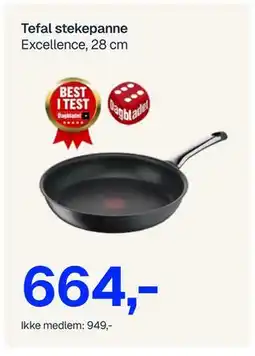 Jernia Tefal stekepanne tilbud