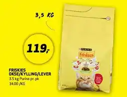 Bunnpris FRISKIES OKSE/KYLLING/LEV ER tilbud
