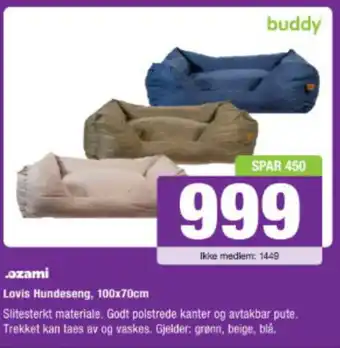 Buddy Lovis Hundeseng tilbud