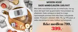 Kitch'n Modern House Basis mandolinjern grå/hvit tilbud