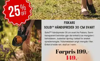 Kitch'n FISKARS Solid håndspreder svart tilbud