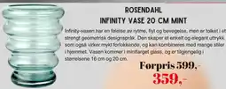 Kitch'n Rosendahl infinity vase mint tilbud