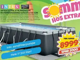 Extra Leker INTEX ULltra xtra premium rammebasseng tilbud