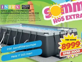Extra Leker INTEX ULltra xtra premium rammebasseng tilbud