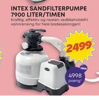Extra Leker INTEX Sandfilterpumpe tilbud