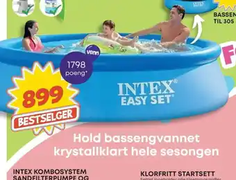 Extra Leker Hold bassengvannet krystallklart hele sesongen tilbud
