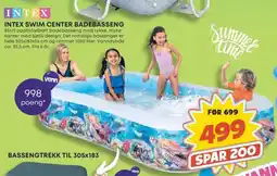 Extra Leker INTEX swim center badebasseng tilbud