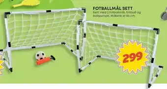 Extra Leker Fotballmål sett tilbud