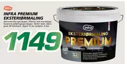 Coop Byggmix INFRA PREMIUM EKSTERIØRMALING tilbud
