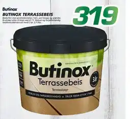 Coop Byggmix BUTINOX TERRASSEBEIS tilbud