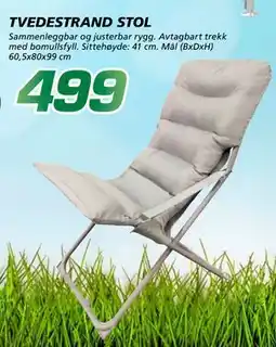Coop Byggmix TVEDESTRAND STOL tilbud