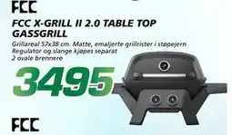 Coop Byggmix FCC X GRILL II 2.0 TABLE TOP GASSGRILL tilbud