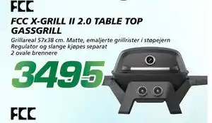 Coop Byggmix FCC X GRILL II 2.0 TABLE TOP GASSGRILL tilbud