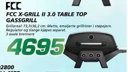 Coop Byggmix FCC X GRILL II 3.0 TABLE TOP GASSGRILL tilbud