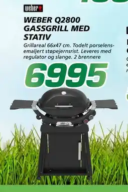 Coop Byggmix WEBER Q2800 GASSGRILL MED STATIV tilbud