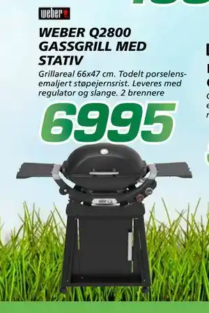 Coop Byggmix WEBER Q2800 GASSGRILL MED STATIV tilbud