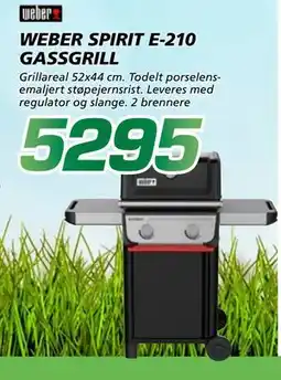 Coop Byggmix WEBER SPIRIT E 210 GASSGRILL tilbud