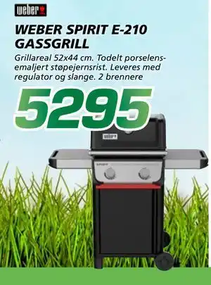 Coop Byggmix WEBER SPIRIT E 210 GASSGRILL tilbud