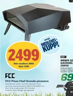 Coop Byggmix FCC Pizza Chef Grande pizzaovn tilbud