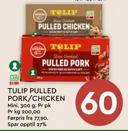 Coop Mega TULIP PULLED PORK/CHICKEN tilbud