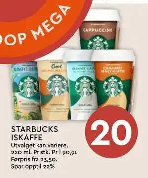 Coop Mega STARBUCKS ISKAFFE tilbud