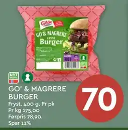 Coop Mega GO' & MAGRERE BURGER tilbud