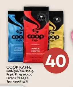 Coop Mega COOP KAFFE tilbud