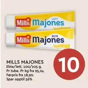 Coop Mega MILLS MAJONES tilbud