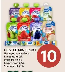 Coop Mega NESTLÉ MIN FRUKT tilbud