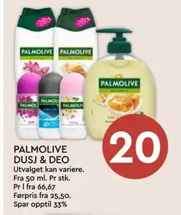 Coop Mega PALMOLIVE DUSJ & DEO tilbud