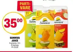 Coop Extra SUNNIVA JUICE tilbud