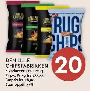 Coop Mega DEN LILLE CHIPSFABRIKKEN tilbud