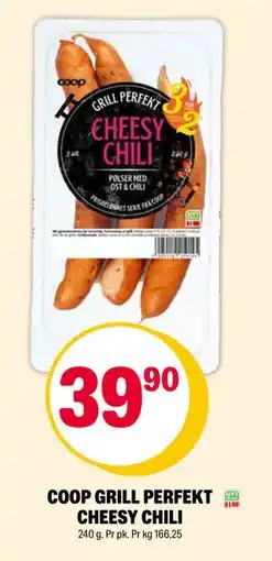 Coop Extra COOP GRILL PERFEKT CHEESY CHILI tilbud