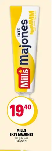 Coop Extra MILLS EKTE MAJONES tilbud